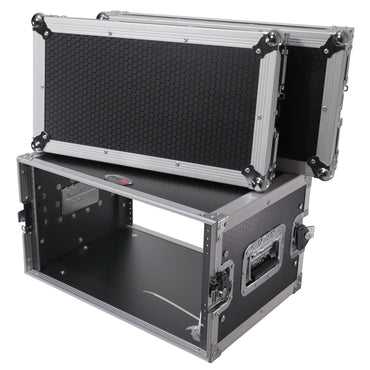 ProX X-6UE 6U Deluxe 14" Deep 19" Width Amp Effects Rack Flight Hard Case