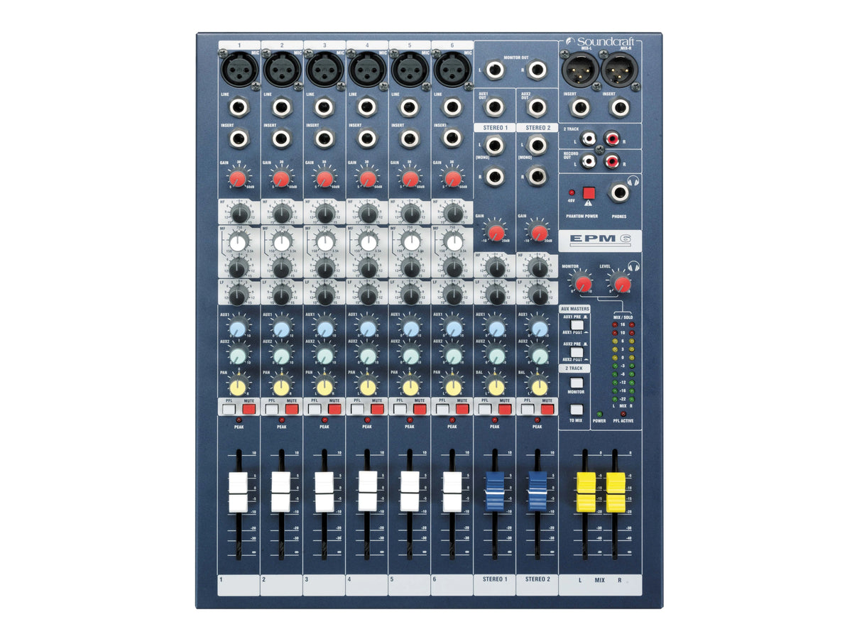 Soundcraft EPM6 8-Channel Analog Mixer