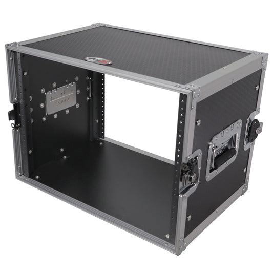 ProX X-8UE 8U Deluxe Effects Rack Case 14 In Deep Rail to Rail
