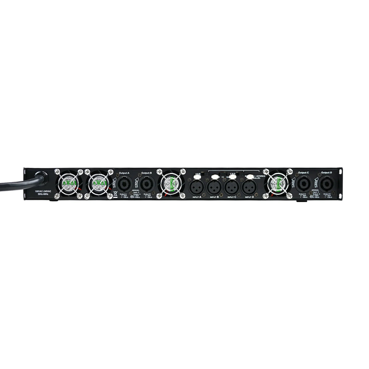 Audiopipe AQS-7000D 4 Channel Professional Power Amplifier