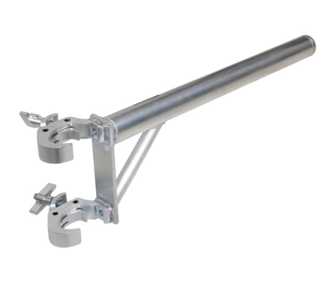 ProX 24" Truss Arm Extension Pole with Dual Self Locking Clamps for Lighting Moving Heads Max Load 150 lbs 2" OD