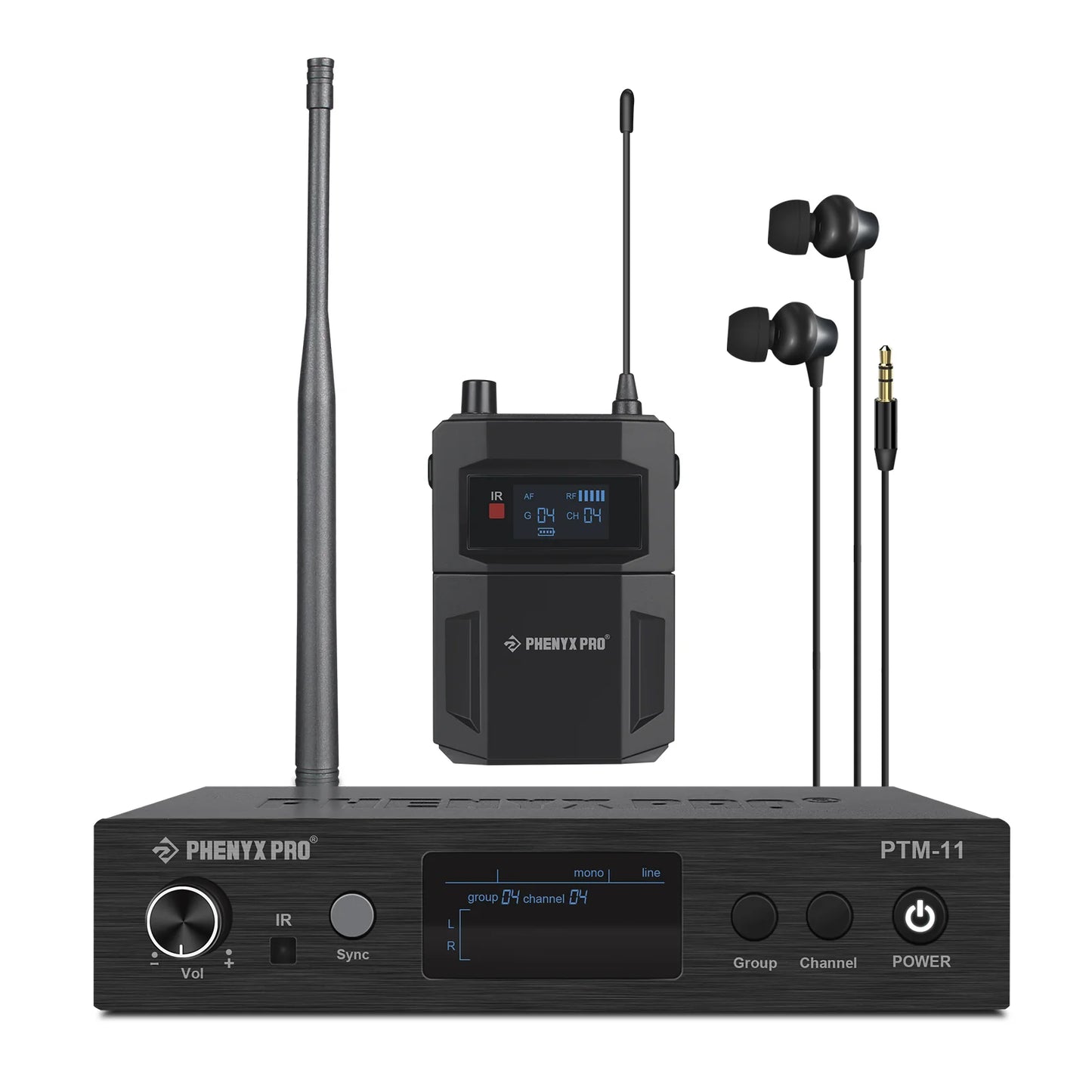 Phenyx Pro PTM-11-1B Wireless In-Ear Monitor System