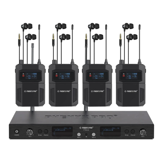 Phenyx Pro PTM-22-4B Wireless In-Ear Monitor System