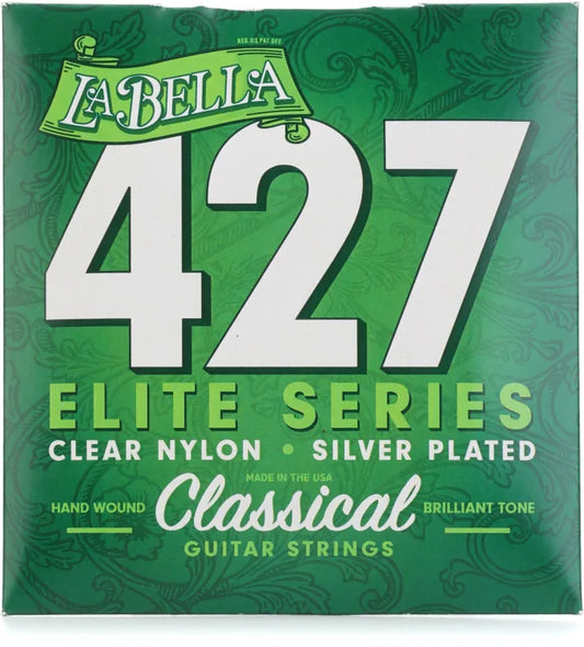 La Bella 427 Elite Series Classical Guitar Strings - .028-.041 Medium Tension
