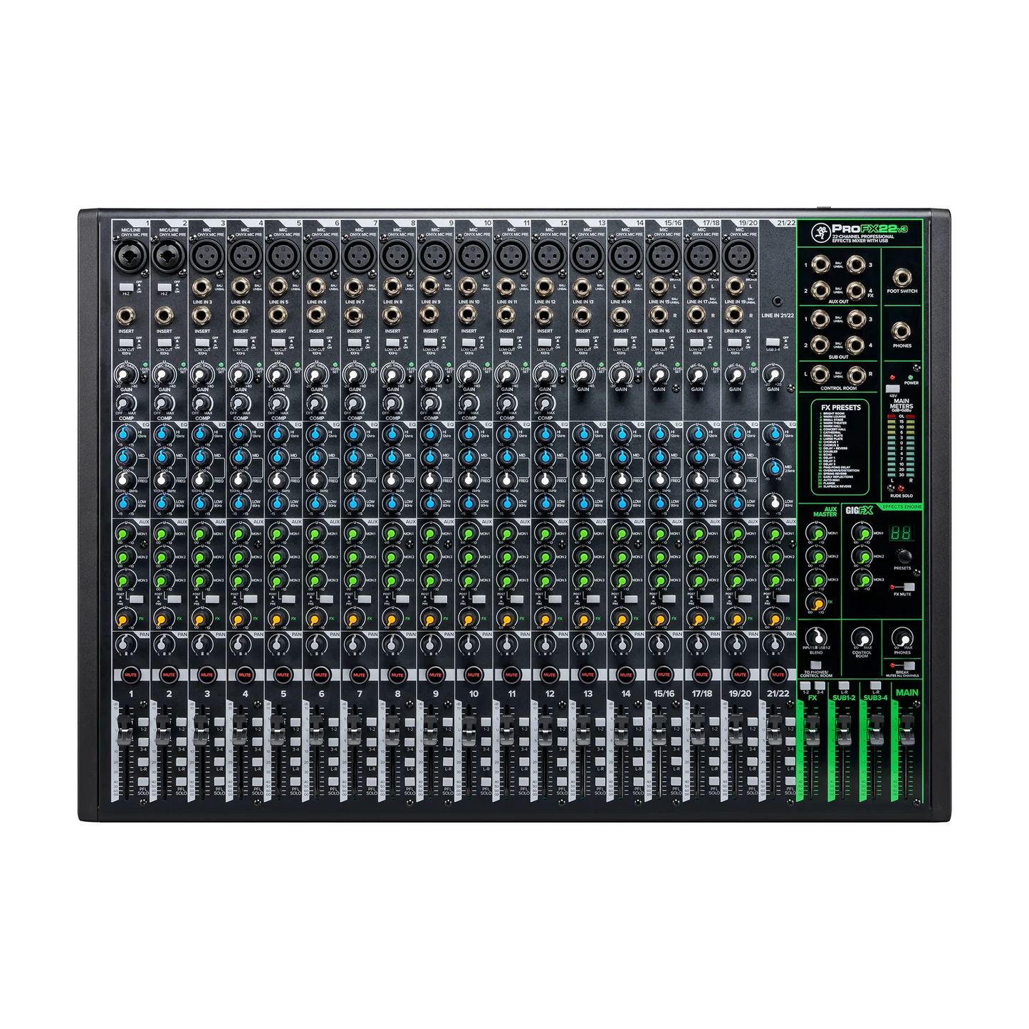 Mackie PROFX22v3 22-Channel Mixer