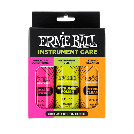 Ernie Ball Instrument Care 3-Pack