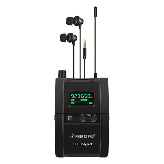 Phenyx Pro PMR-1 Stereo Wireless IEM Bodypack Receiver for PTM-10