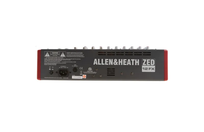 Allen & Heath ZED-12FX 12-channel Mixer with USB Audio Interface and Effects