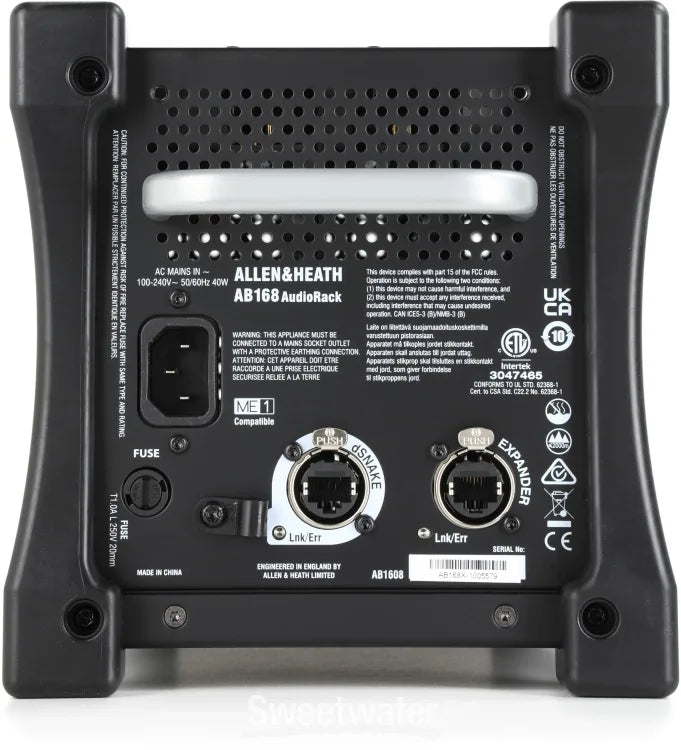 Allen & Heath AB168 16x8 Digital Stage Box for Qu / Avantis / SQ Mixing Systems