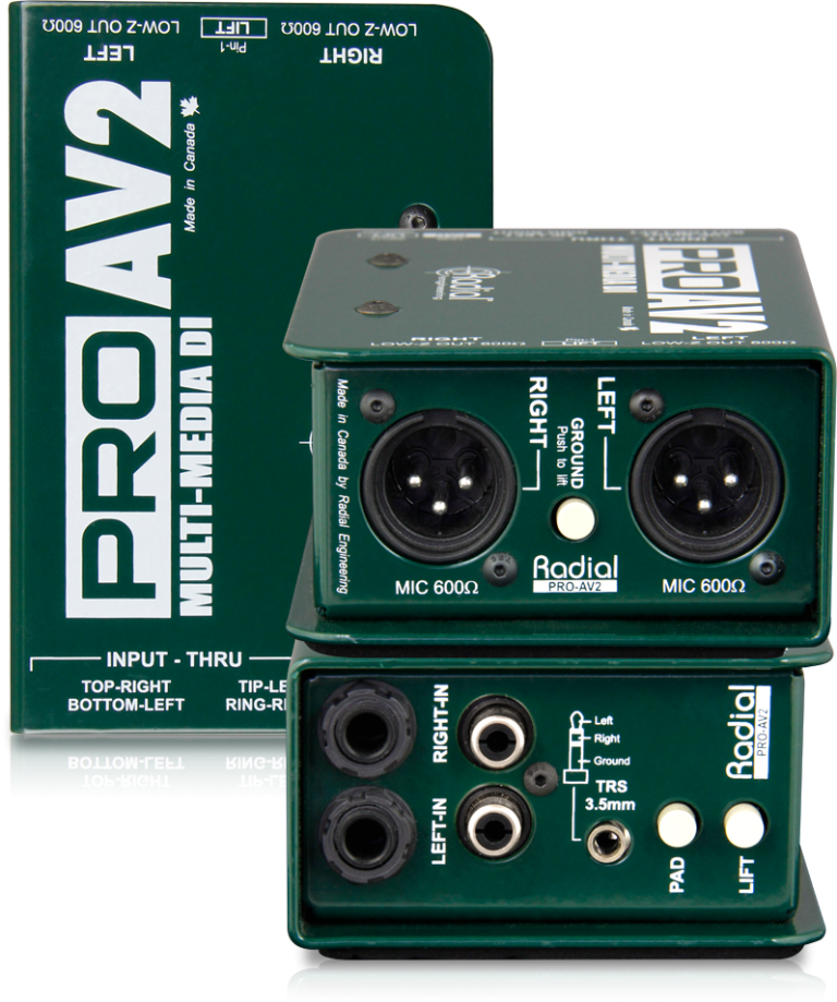 Radial ProAV2 Stereo Multimedia Direct Box