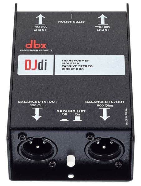 DBX DJDI 2-Channel Passive Direct Box