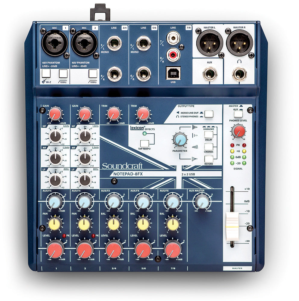 Soundcraft Notepad-8FX 8-Channel Mixer