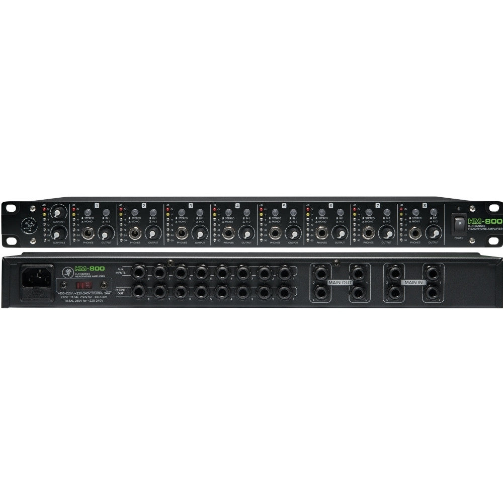 Mackie HM-800 8-Channel Headphone Amplifier