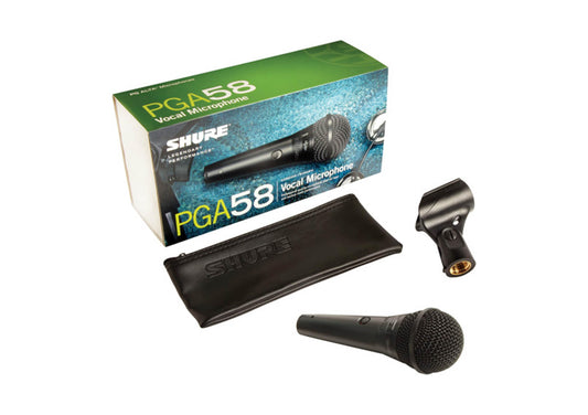 Shure PGA58 Cardioid Dynamic Vocal Microphone