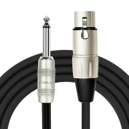 Kirlin 1/4-XLRF Cable 25ft MP-482PR