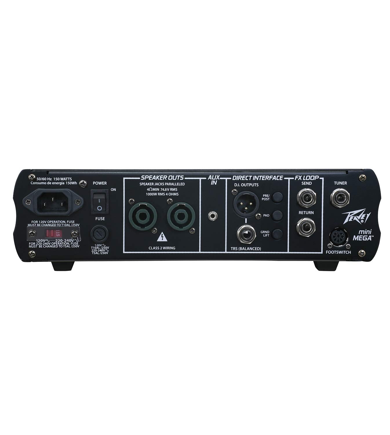 Peavey MiniMEGA 1000-watt Lightweight Bass Head