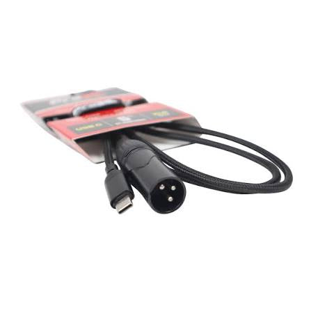 ProX TypeC-XLRM Cable 10ft XC-USBCXM10