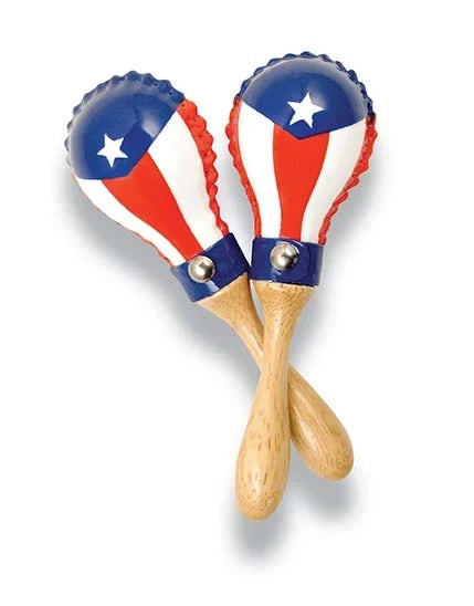 LP Mini Rawhide Maracas PR Flag LP285-PR