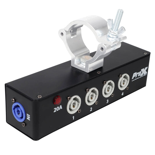 ProX Power Center 4-Way PowerCon Splitter X-PWCX4 BOX