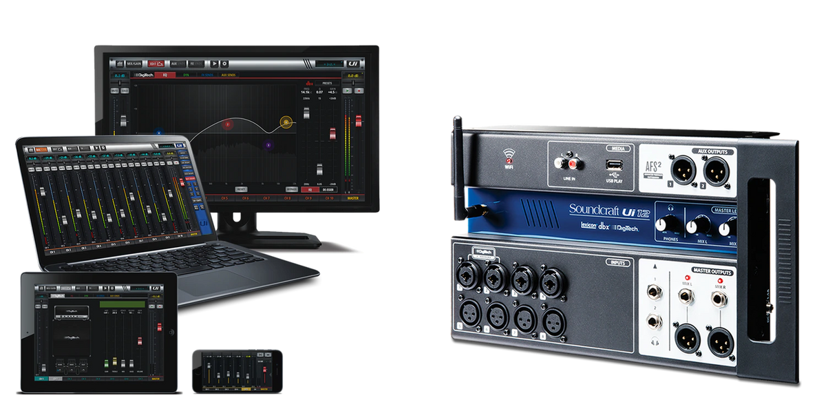 Soundcraft Ui12 12-Channel Digital Mixer