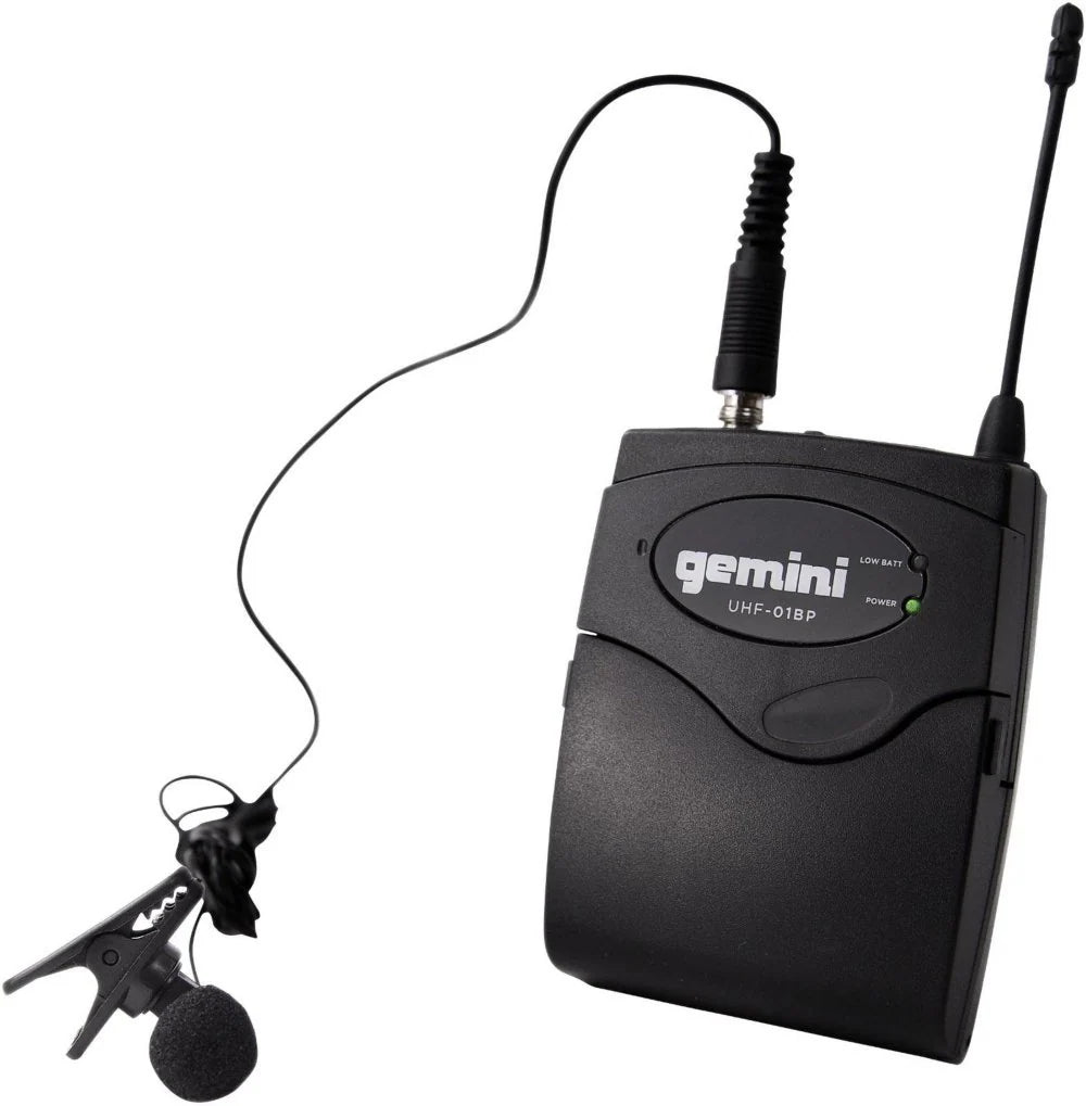 Gemini UHF-04HL 4-Channel UHF Wireless Microphone System 4 Headset/Lavalier Mics