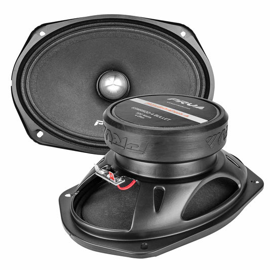 PRV 69MR500-4 Bullet Midrange Bullet Loudspeaker 6x9"