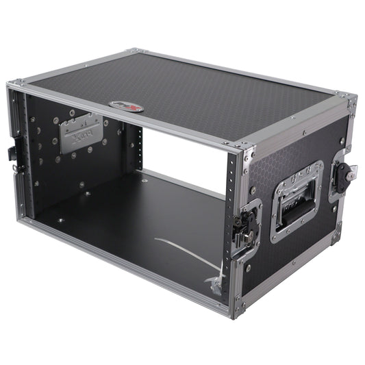 ProX X-6UE 6U Deluxe 14" Deep 19" Width Amp Effects Rack Flight Hard Case