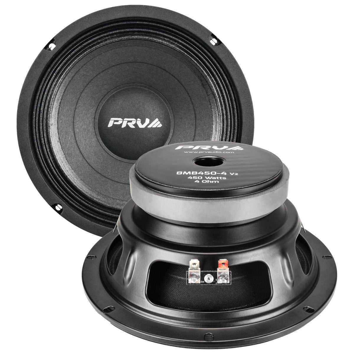 PRV 8MB450-4 V2 Midbass Loudspeaker 8"