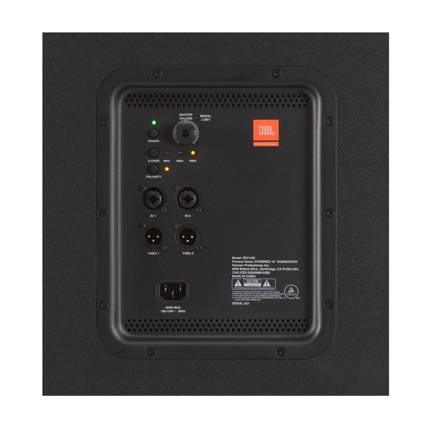 JBL IRX-115S 1,300-watt 15-inch Powered Subwoofer