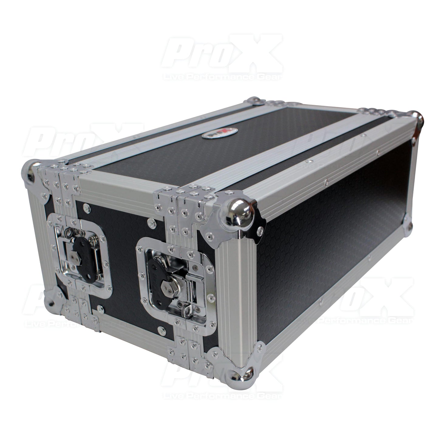 ProX X-4U7D 4U Deluxe Effects Rack 7" Deep Rail to Rail W/Handle