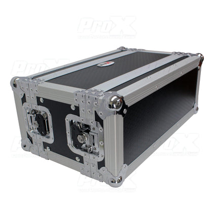 ProX X-4U7D 4U Deluxe Effects Rack 7" Deep Rail to Rail W/Handle