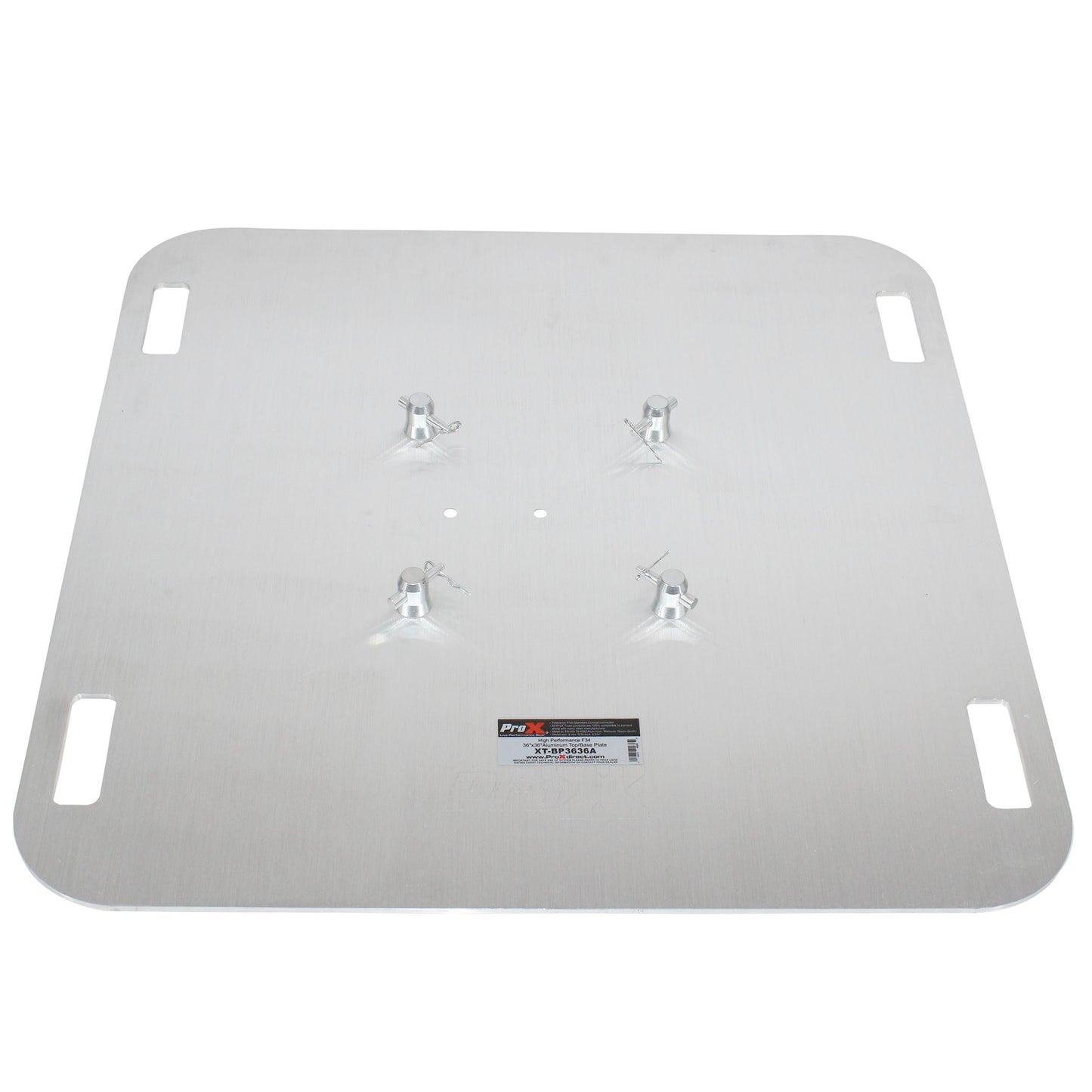 ProX XT-BP3636A 36" Aluminum 8mm Truss Base Plate for F34 F32 F31 Conical Square Truss with Connectors
