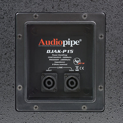 Audiopipe DJAK-P15 15” Professional 2 Way Passive Loudspeaker