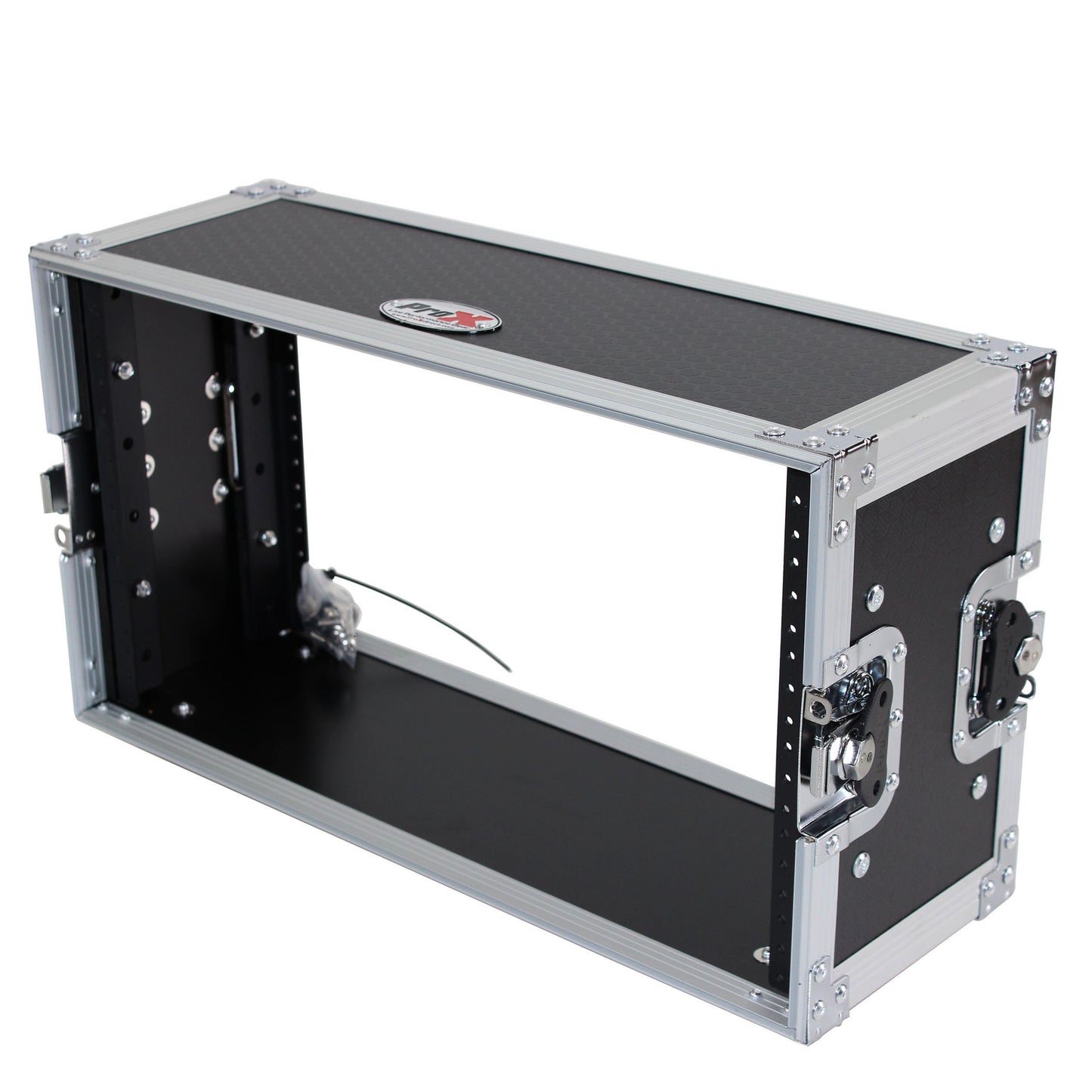 ProX X-6U7D 6U Deluxe Effects Rack 7 In Deep Rail to Rail | W-Handles