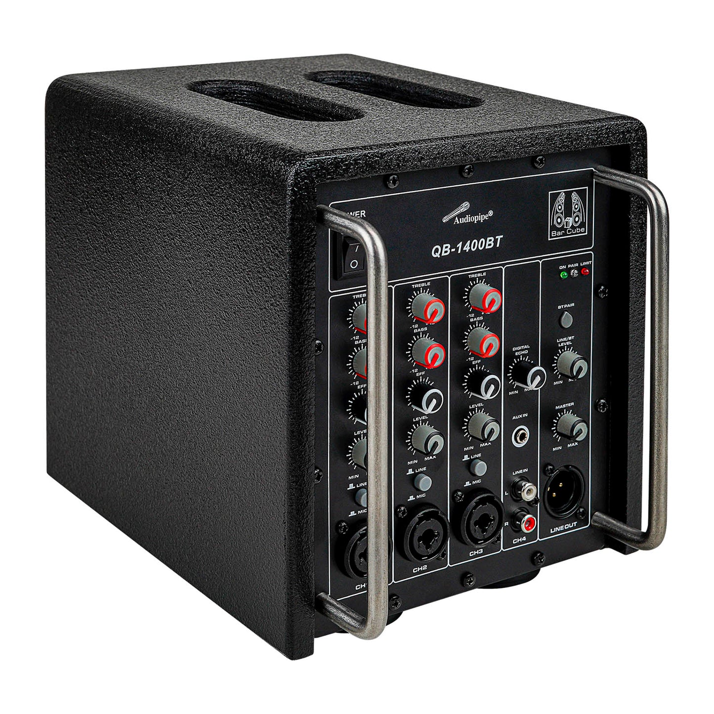 Audiopipe QB-1400BT Bar Cube Power Amplifier