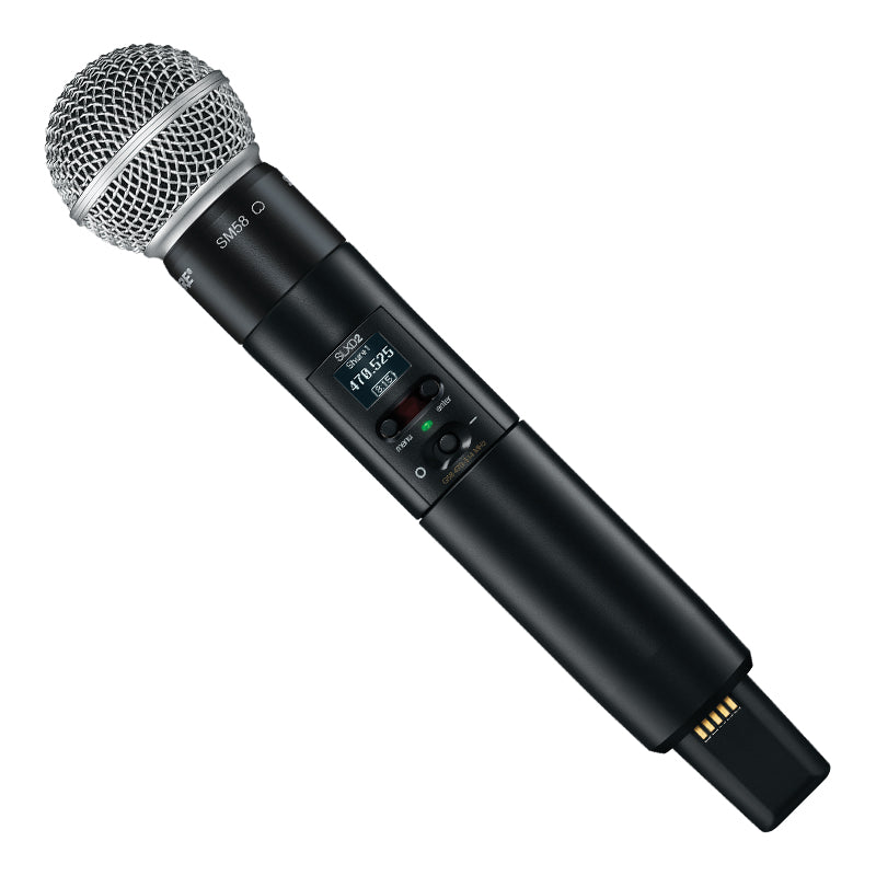 Shure SLXD24D/SM58 Dual-Channel Digital Wireless Handheld Microphone System with SM58 Capsules
