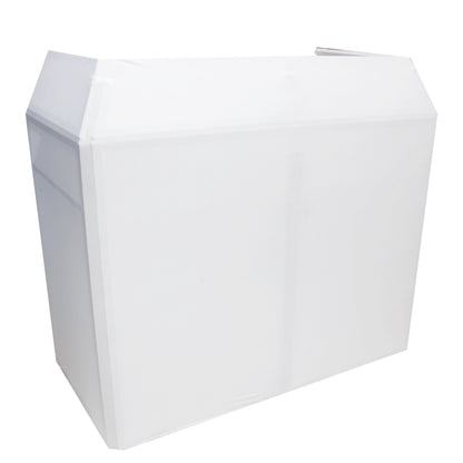 ProX XF-MESA-MK2 Mesa MK2 DJ Facade Table Station Includes White & Black Scrims and Padded Carry Bag