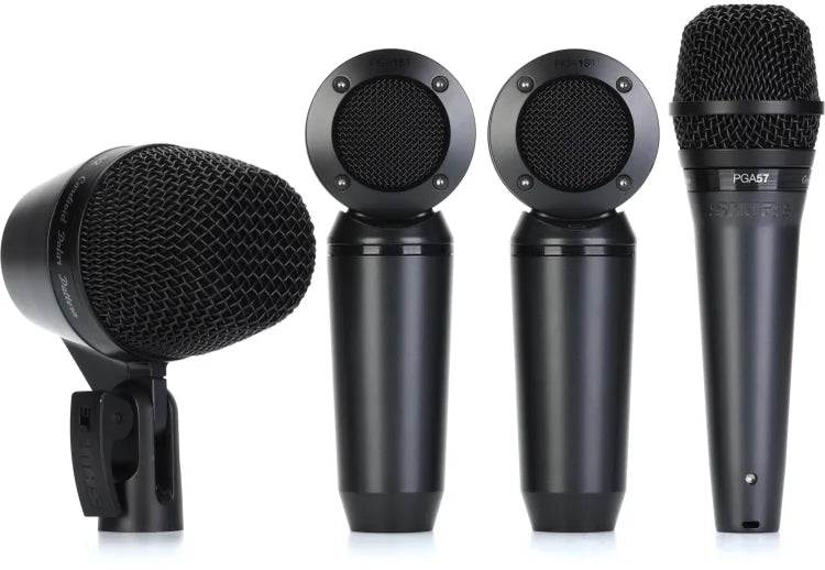 Shure PGASTUDIOKIT4 4-piece Microphone Kit