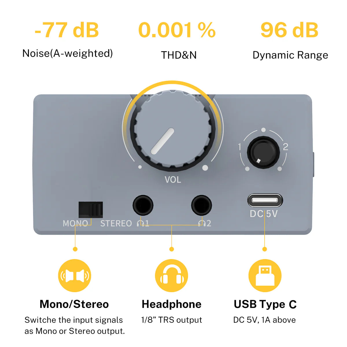 Donner EM2 Personal In-Ear Headphone Amplifier