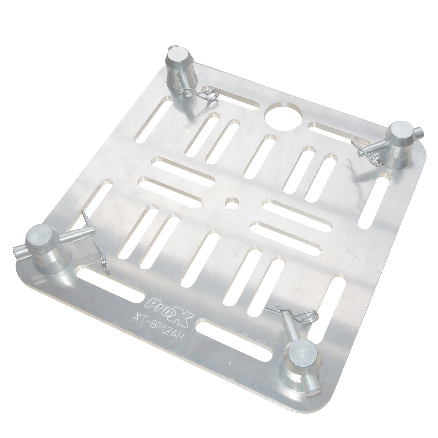 ProX XT-BP12AH 12" Aluminum 8mm Slotted Holes Truss Top Plate for F34 F32 F31 Conical Square Truss with Twist Locks and Connectors