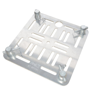 ProX XT-BP12AH 12" Aluminum 8mm Slotted Holes Truss Top Plate for F34 F32 F31 Conical Square Truss with Twist Locks and Connectors
