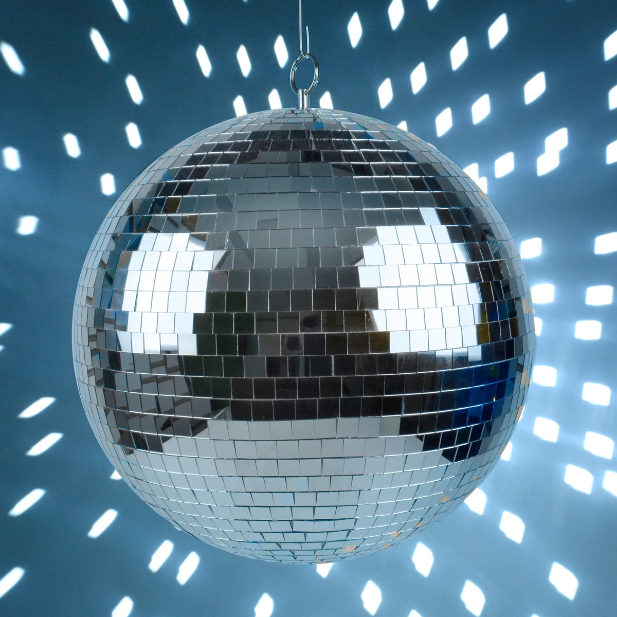 Zebra ZMBL-1615W 16” Mirror Ball w/ Motor + LED White Pin Spot Light