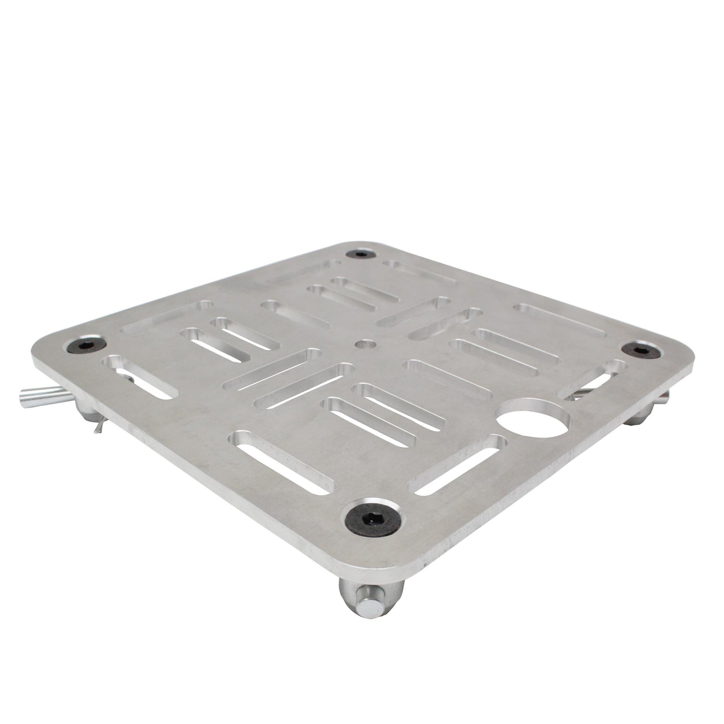 ProX XT-BP12AH 12" Aluminum 8mm Slotted Holes Truss Top Plate for F34 F32 F31 Conical Square Truss with Twist Locks and Connectors