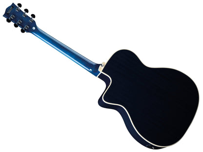 EKO NXT A100CEBL See Through Blue Acoustic Guitar with EQ