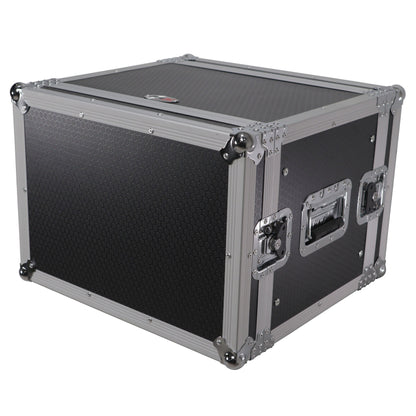 ProX X-8UE 8U Deluxe Effects Rack Case 14 In Deep Rail to Rail