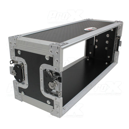 ProX X-4U7D 4U Deluxe Effects Rack 7" Deep Rail to Rail W/Handle