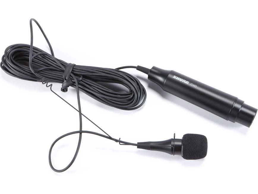 Shure CVO-B/C Installed Sound Overhead Microphone - Black