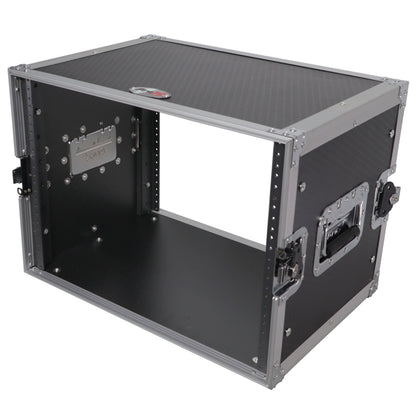ProX X-8UE 8U Deluxe Effects Rack Case 14 In Deep Rail to Rail