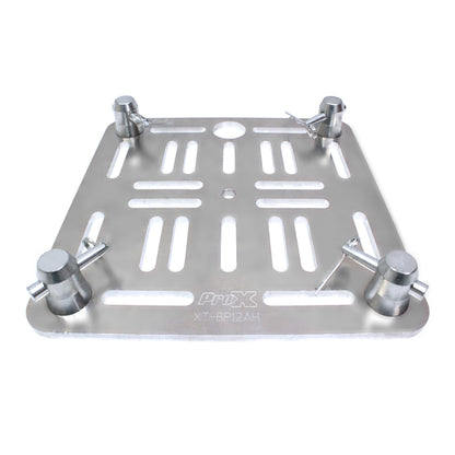ProX XT-BP12AH 12" Aluminum 8mm Slotted Holes Truss Top Plate for F34 F32 F31 Conical Square Truss with Twist Locks and Connectors