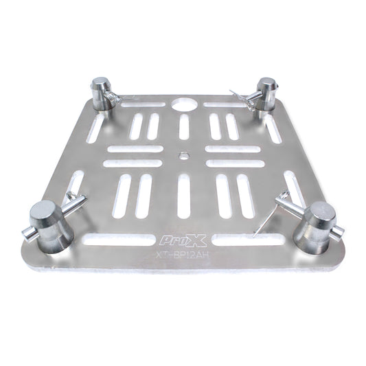ProX XT-BP12AH 12" Aluminum 8mm Slotted Holes Truss Top Plate for F34 F32 F31 Conical Square Truss with Twist Locks and Connectors